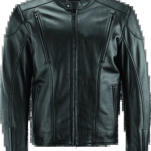 Kuryakyn River Road Race Leather Jacket for Powersports - Large