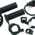 BikeMaster 7/8in Heated Grips With LCD Switch – For All-Weather PowerSports