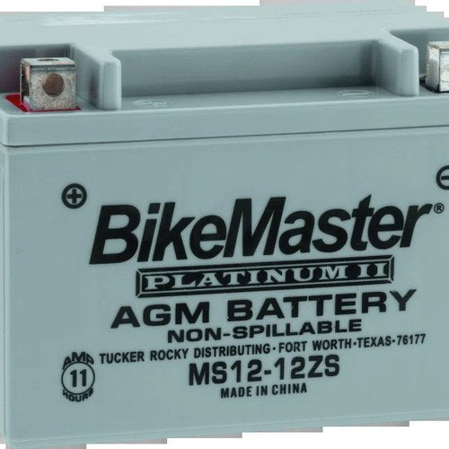BikeMaster Agm Battery MS12-12ZS – Maintenance-Free Powersports Battery