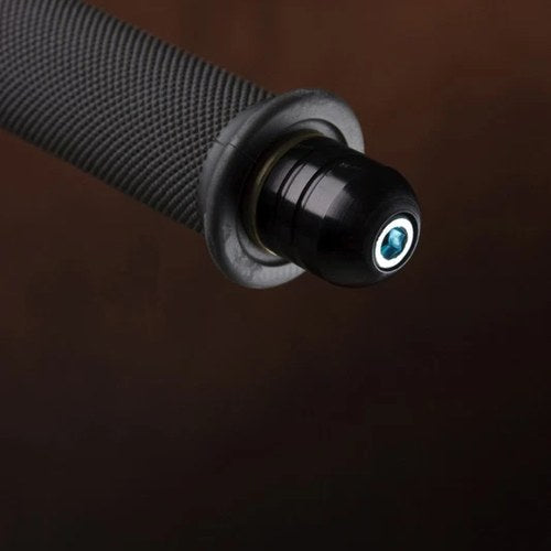 Renthal E193 End Plugs for Motorcycle Handlebars, Black