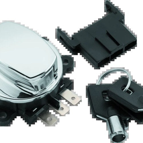 Twin Power Fat Bob Style Ignition Switch for Harley Davidson Flhr & Softail