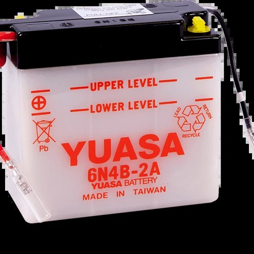 Yuasa For 6N4B-2A Conventional 6-Volt Battery – Fits Suzuki Powersports Models