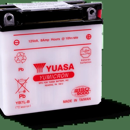 Yuasa YB7L-B Yumicron For 12-Volt Powersports Battery – Fits Yamaha DT125