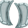 Kuryakyn Mesh Headlight Vent Accents Chrome – Fits Harley Davidson Road Glide