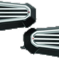 Kuryakyn Dillinger Handguards Silver for Harley Davidson XL Models