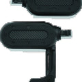 Kuryakyn Heavy Industry Switchblade Footpegs with Adapters Satin Black