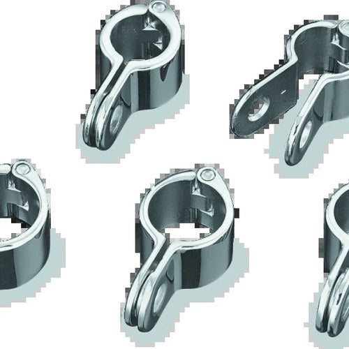 Kuryakyn 1.35 inch Magnum Quick Clamp Chrome for Kawasaki & Aftermarket Guards