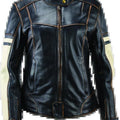 Kuryakyn Leather By River Road Dame Vintage Leather Jacket for Women
