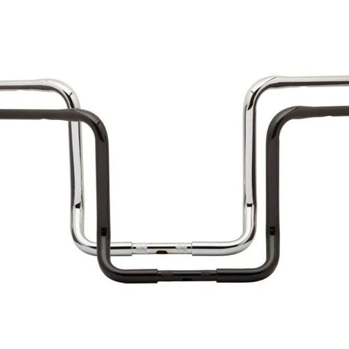 Burly Brand Bagger Ape 13-Inch Black Batwing Handlebar for Harley Davidson