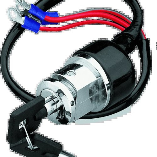 Twin Power 3-Position Round Key Switch for Harley Davidson Fxd, Fxr, XL