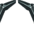 Kuryakyn For Air Deflectors 18-Up Goldwing Dark Smoke – Fits Honda GL1800 Models