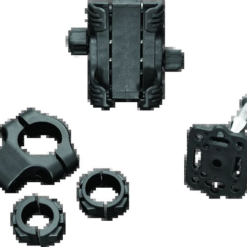 Kuryakyn Tech-Connect Bar Mount for 7/8 to 1-1/4 Inch Bars with Accessory Holder