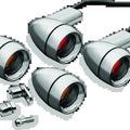 Kuryakyn Deep Dish Turn Signal Kit with Smoke Lenses – Fits Harley Davidson