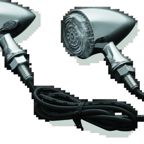 Kuryakyn Torpedo Indicator LED Amber/Red Lights for Powersports Vehicles