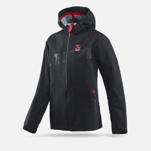 Akrapovic For Men's Corpo Rain Jacket Black XL - Waterproof & Breathable