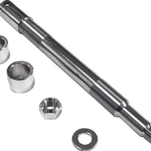 Bikers Choice Front Axle Kit for Harley Davidson Flh & Flt Models - 12-15/16 in