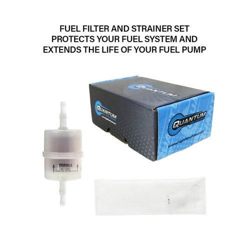 Qfs Fuel Pump Strainer + Filter Kit for 2001-2004 Aprilia 500 Atlantic AP8176189