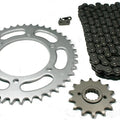 Kawasaki Ninja 250, 1986-1987, O-Ring Chain and Sprocket Set - EX250, EX