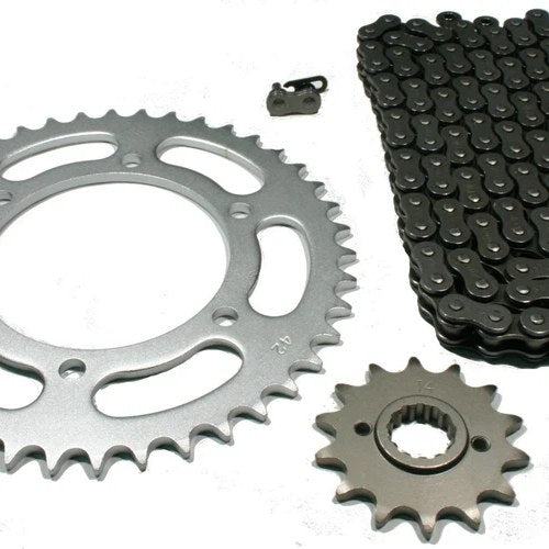 Kawasaki Ninja 250, 1986-1987, O-Ring Chain and Sprocket Set - EX250, EX