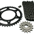 Kawasaki Ninja 500, 1987-1993, O-Ring Chain and Sprockets - EX500, EX