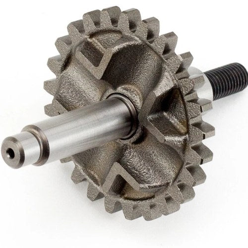 Honda CR80R, 1984-2002, Water Pump Shaft with Gear - 19230-GC4-730 - CR 80R