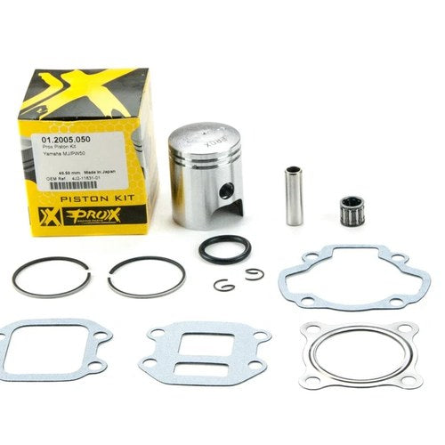 Yamaha PW50, 1981-2022, Pro-X Std Piston, Gasket Set, Bearing
