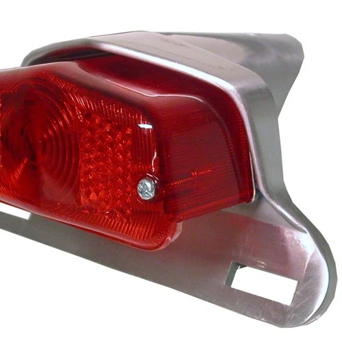 Complete Taillight Lucas With Polished Aluminium Bracket (Each)