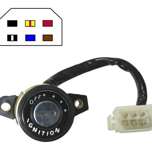 Ignition Switch Yamaha RD250E,F,RD400E,F 78-79(6 Wire) (Each)