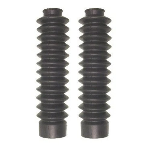 Fork Gaitors Small Black 225mm Long Top 26mm Bottom 45mm (Pair)