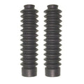 Fork Gaitors Small Black 225mm Long Top 26mm Bottom 45mm (Pair)