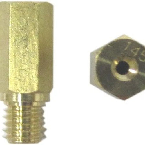 Brass Jets Hex Long 145(6mm Head Size, 5mm Thread, 0.90mm Pitch) Per 5
