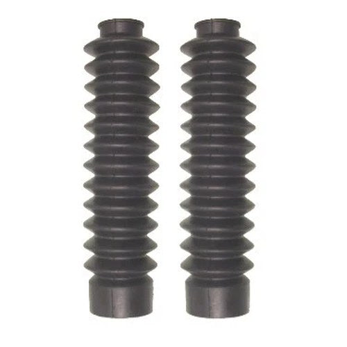 Fork Gaitors Black Length 225mm, Top 26mm, Bottom 45mm Pair