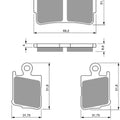 Goldfren 298-S33, FA499/4 Disc Pads (Pair)