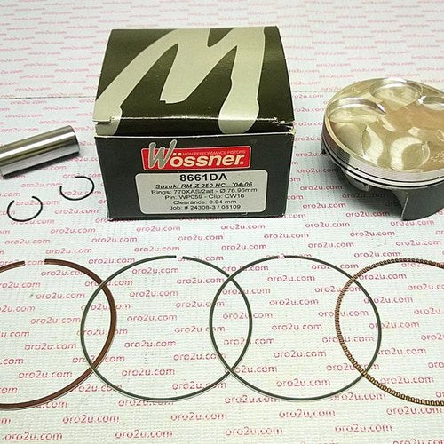 Piston Kit 04-06 RMZ250 77 HC Forged Wossner 8661DB
