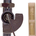 Fuel/Petrol Fuel Tap 1/2' Chrome On/Off with nut, no reserve pipe