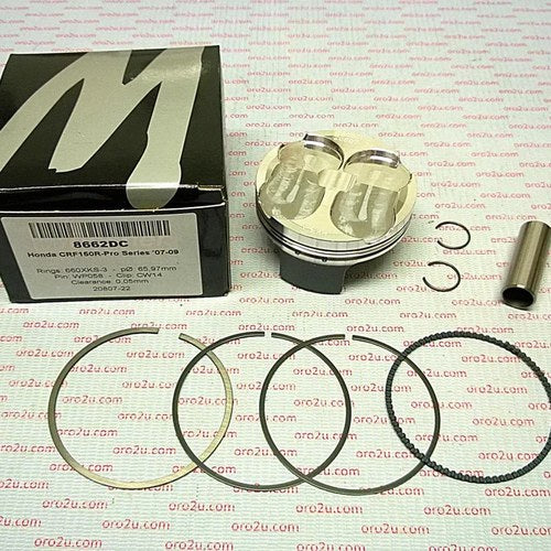 Piston Kit 07-09 CRF150R 66 HC Wossner 8662DB 12.5:1 Comp