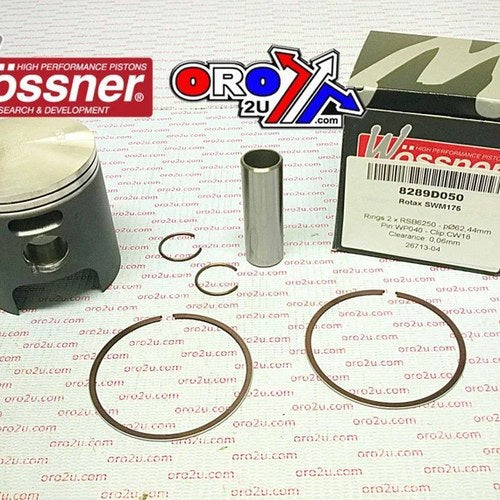 Piston Kit Rotax SWM175 63.00 Wossner 8289D100
