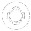 Disc Brake Front & Rear KX65 CROSS-CENTER Product 5100-113