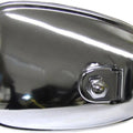 1x Mirror Chrome Square Left OR Right ideal for Lambretta, Vesp