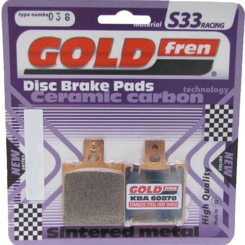 Goldfren S33 Brake Pads Front For Keeway Arn 50 (25/45) 2010-2011
