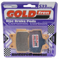 Goldfren S33 Brake Pads Rear For Yamaha RD 350 F/F2 1985-1992
