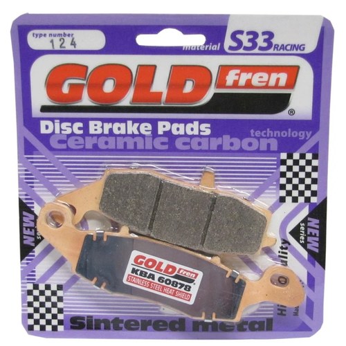 Goldfren S33 Brake Pads Front For Kawasaki EJ 800 W 800 Special Ed 2013-2016