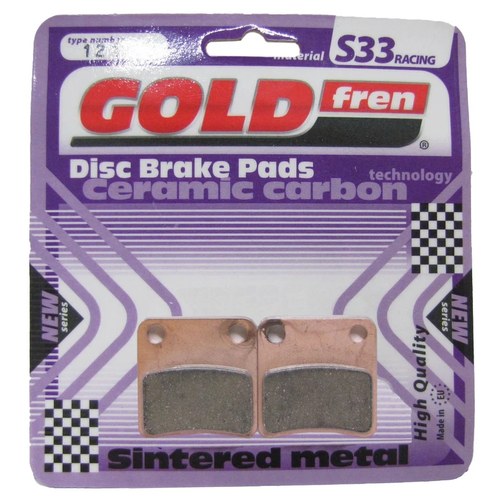 Parking Brake Goldfren S33 Pads For Piaggio MP3 LT 250 ie 14” rear Whl 2009