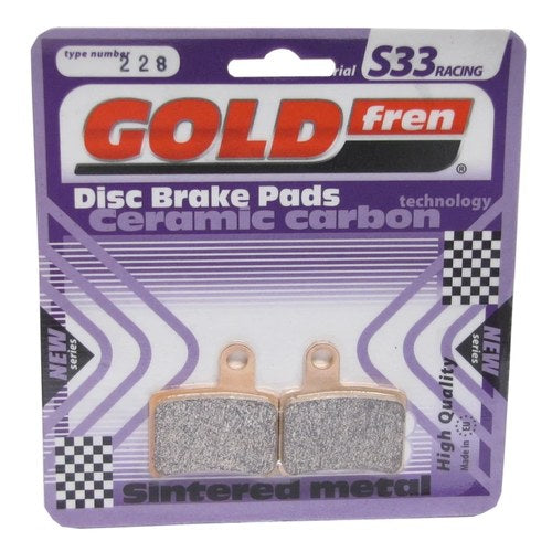 Goldfren S33 Brake Pads Rear For Beta Rev 3 125/200 2006-2008