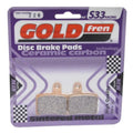 Goldfren S33 Brake Pads Rear For Beta Rev 3 125/200 2006-2008