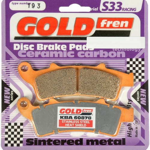 Goldfren S33 Brake Pads Front For Aprilia Atlantic 400 Sprint 2005-2008