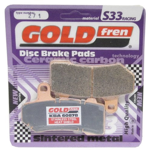Goldfren S33 Brake Pads Rear For Harley Davidson Fltrx Road Glide Special 2015