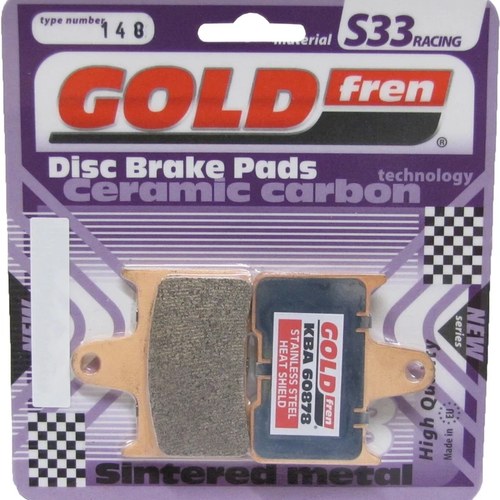 Goldfren S33 Brake Pads Rear For Mz/Muz 1000 Sfx 2007