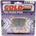 Goldfren S33 Brake Pads Rear For Kawasaki ZX-6R Ninja ABS Krt Edition 2016-2019