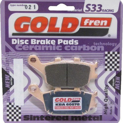Goldfren S33 Brake Pads Rear For Honda Vtr 1000 (SP2) 2002-2007